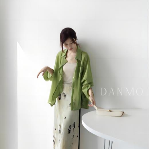 【夏日多巴胺】DANMO莱赛尔凉感面膜衣 1件多穿 莱赛尔天丝微透面料 oversize版型上身舒适无束缚 慵懒风 商品图5
