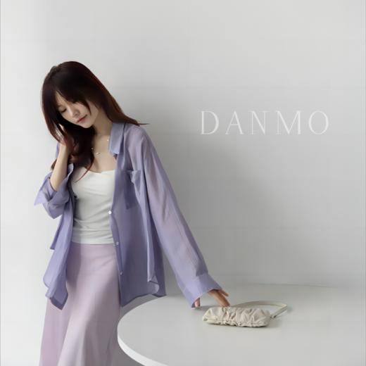 【夏日多巴胺】DANMO莱赛尔凉感面膜衣 1件多穿 莱赛尔天丝微透面料 oversize版型上身舒适无束缚 慵懒风 商品图4