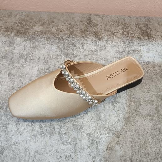 西村名物2024年夏季新款厚底平底包头后空鞋U24AH11731 商品图1