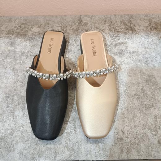 西村名物2024年夏季新款厚底平底包头后空鞋U24AH11731 商品图0