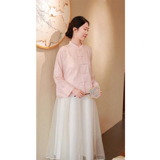 【抖音专属】飘纱半裙（24706145-山矾） 商品图5