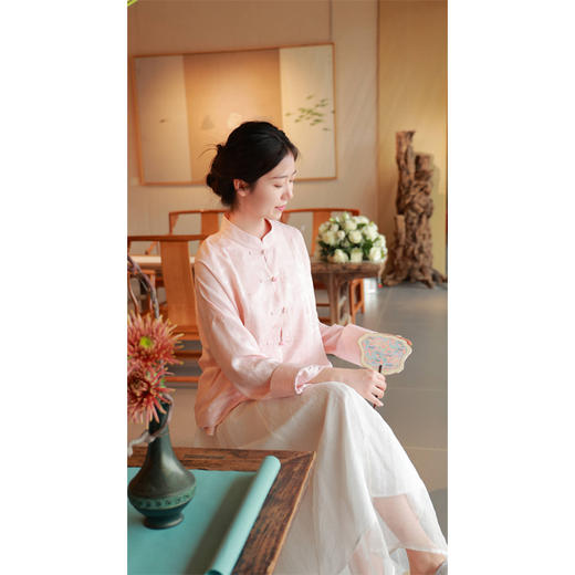 【抖音专属】飘纱半裙（24706145-山矾） 商品图4