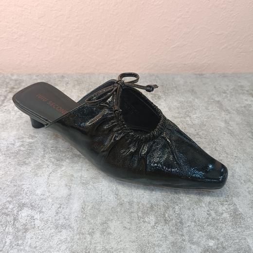 西村名物2024年夏季新款中跟包头舒适后空鞋U24AH13831 商品图1