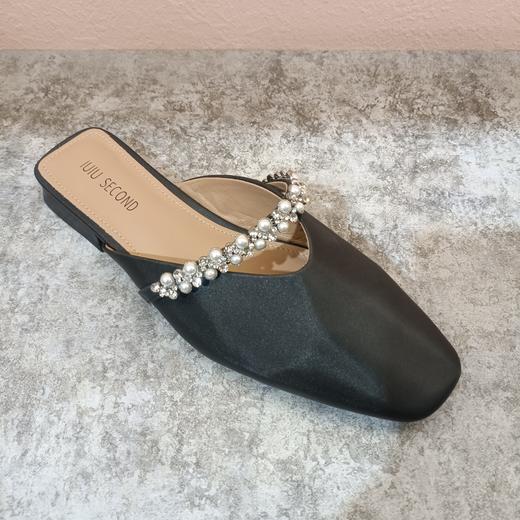 西村名物2024年夏季新款厚底平底包头后空鞋U24AH11731 商品图2