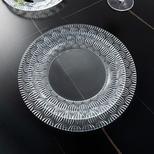 BOHEMIA捷克进口水晶玻璃果盘 水果盘果斗客厅日用家居摆件波西米亚奥尼琥珀色果斗32cm 商品图6