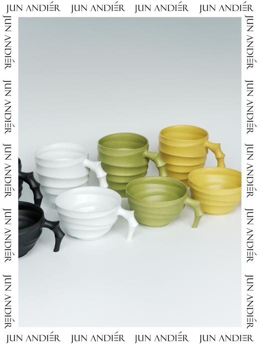 B-HUME-蟹爪杯 矮款扭扭杯 牛油果绿（深绿） 商品图4