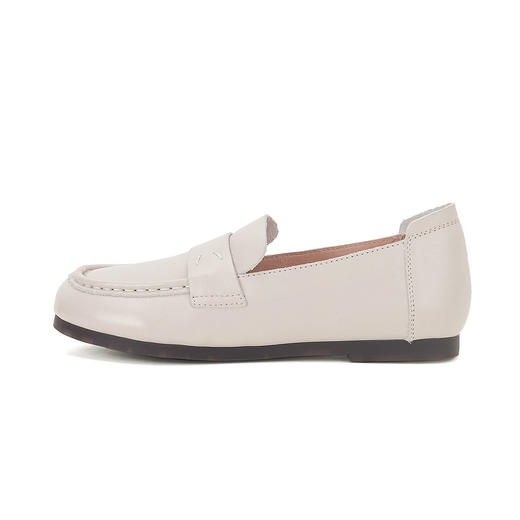 西村名物2024年春季新款舒适平底轻便乐福鞋深口单鞋X24AM11931 商品图5