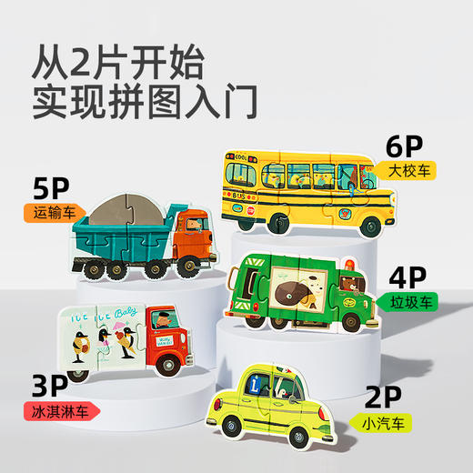 【丸丫专属】mideer弥鹿宝宝的第一套艺术家拼图儿童拼图2岁宝宝3恐龙动物幼儿1蒙氏早教益智玩具礼物 商品图3