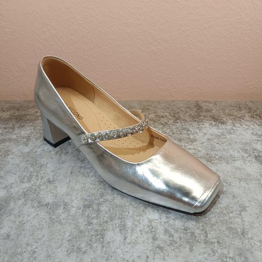 西村名物2024年春季新款舒适中粗跟轻便玛丽珍鞋深口单鞋U24AE10221 商品图1