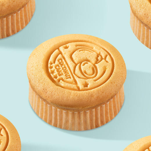 港荣蒸蛋糕整箱咸蛋糕儿童早餐食品糕点心 椰丝咸蛋糕 480g 商品图2