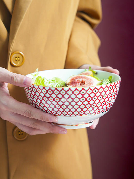 俄皇LOMONOSOV骨瓷米饭碗STAR系列轻奢饭碗面碗家用汤碗单个瓷碗 商品图3