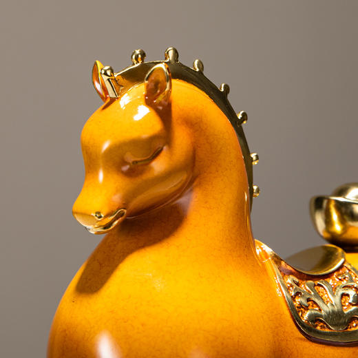 E-YM-FK208 纯铜摆件 马上发财 商品图2