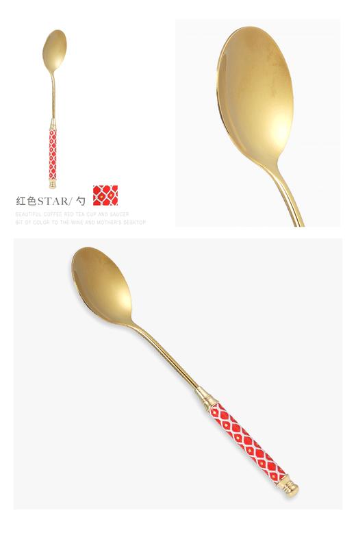 【仅1套样品】 俄皇LOMONOSOV刀叉勺三件套STAR系列高端不锈钢西餐牛排甜品餐具 商品图6