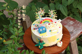 彩虹果果 · 水果奶油蛋糕（可备注少糖）