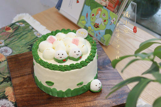 福小安·米麻薯芒果奶油蛋糕 (水果可更换)丨可备注少糖 商品图0