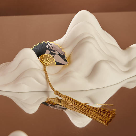 吴冠中 金属 书签量尺系列  金属书签-大宅 金属书签套装 金属书签尺-大宅 商品图1