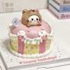 P006“黄油小熊Kitty猫”手绘蛋糕 商品缩略图3