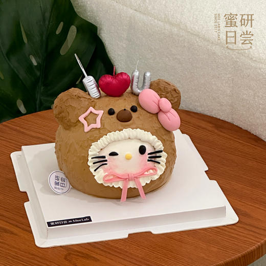 P007“卡皮巴拉kitty猫” 手绘立体蛋糕 商品图2