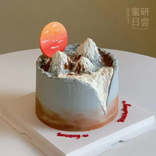 Art005 “夕阳西下”立体手绘蛋糕 商品图1