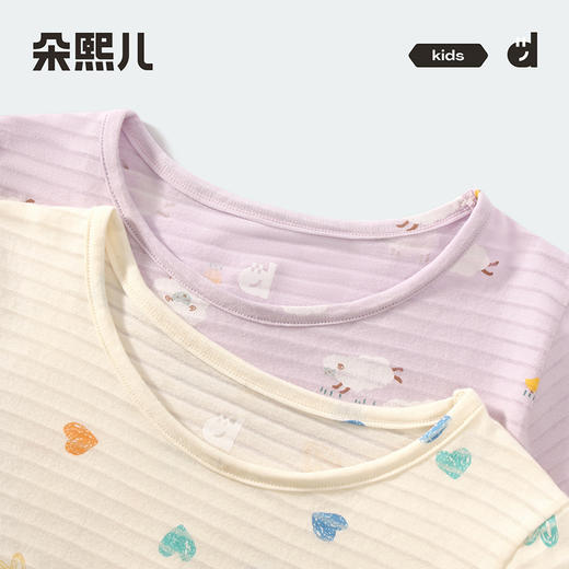 【60S透气棉】朵熙儿女童短袖睡裙纯棉夏季薄款小女孩睡衣家居服 商品图4