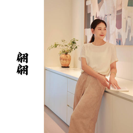 【抖音专属】翩翩-套头衫（23708295-骨缥） 商品图0