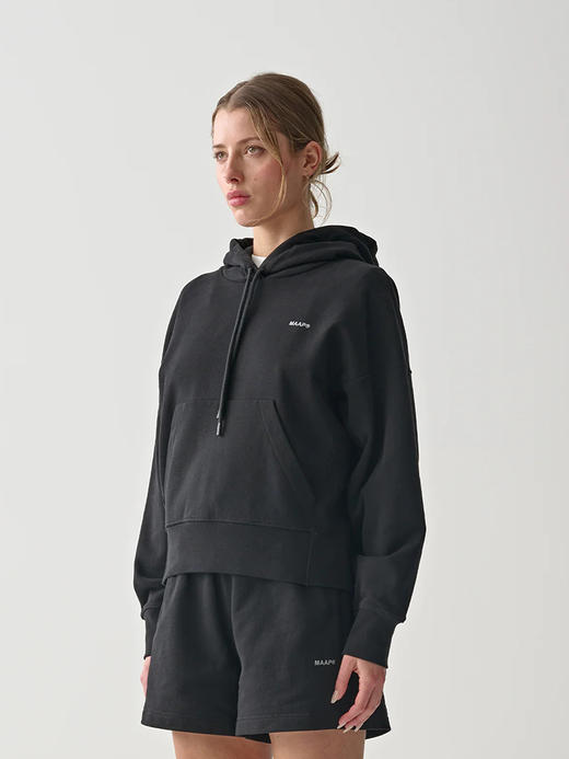 MAAP 女士 Essentials Hoodie 黑色 连帽卫衣 套头衫 商品图0