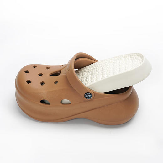 【多样屋专柜】多样屋艾萌厚底洞洞鞋拖鞋可拆卸垫增高沙滩夏户外穿 商品图1