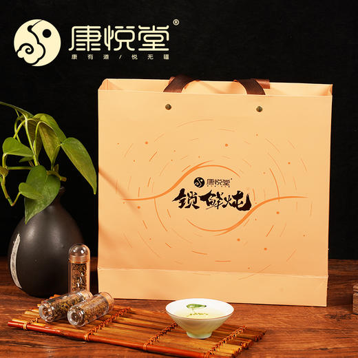 【 锁鲜炖-石斛】铁皮枫斗新鲜条霍山石斛花粉中葯材75g/套，15瓶装，马口铁盒 商品图3