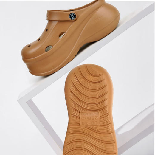 【多样屋专柜】多样屋艾萌厚底洞洞鞋拖鞋可拆卸垫增高沙滩夏户外穿 商品图8