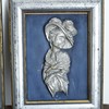 意大利锡制浮雕女孩挂画 签名 商品缩略图2