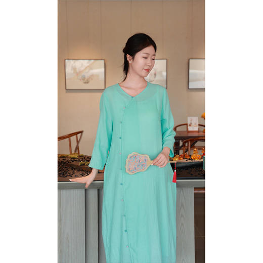 【线上专属】碧落-斜襟连衣裙（24707712-云门） 商品图5