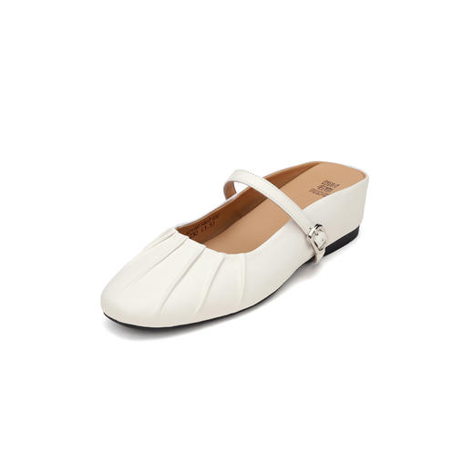 西村名物2024年春季新款玛丽珍小圆头舒适浅口空鞋X24AH14071 商品图1