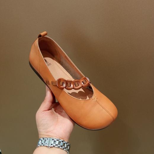 西村名物2024年秋季新款玛丽珍小方头舒适浅口空鞋X24CE37781 商品图3