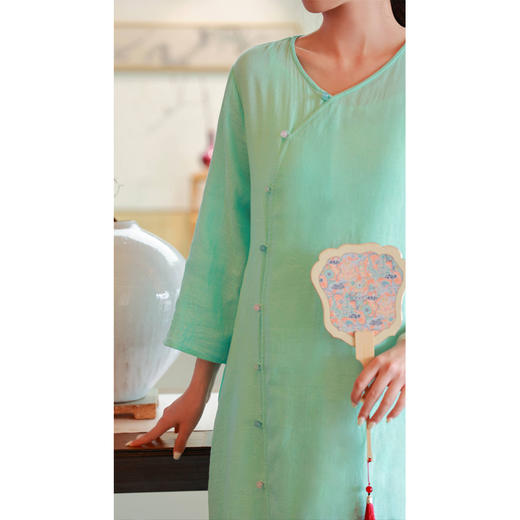 【线上专属】碧落-斜襟连衣裙（24707712-云门） 商品图6