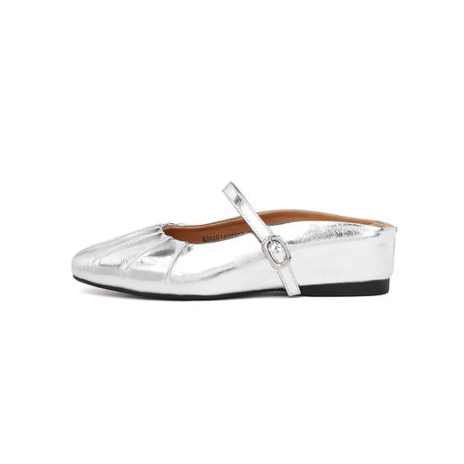 西村名物2024年春季新款玛丽珍小圆头舒适浅口空鞋X24AH14071 商品图3