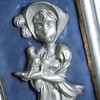 意大利锡制浮雕女孩挂画 签名 商品缩略图3