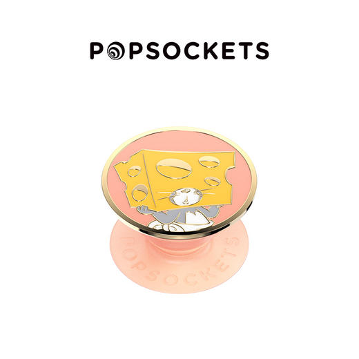 【奶酪大战】奶酪脑袋 猫和老鼠联名系列 POPGRIP泡泡骚 Enamel金属珐琅系列 黄色 猫和老鼠 杰瑞 商品图0