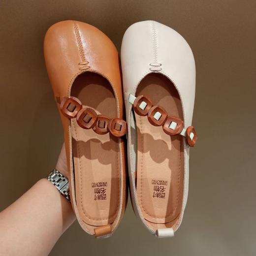 西村名物2024年秋季新款玛丽珍小方头舒适浅口空鞋X24CE37781 商品图0