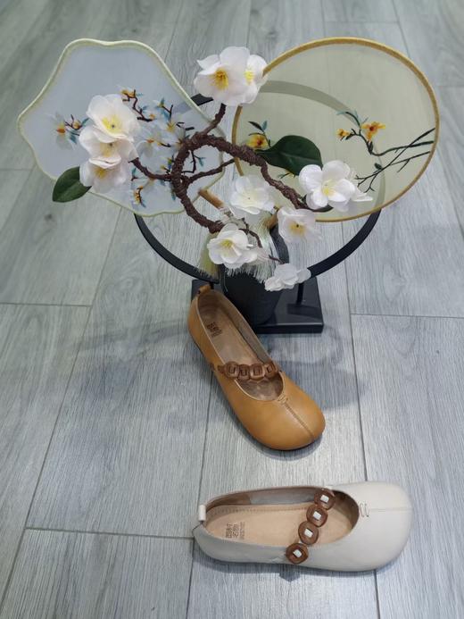 西村名物2024年秋季新款玛丽珍小方头舒适浅口空鞋X24CE37781 商品图5