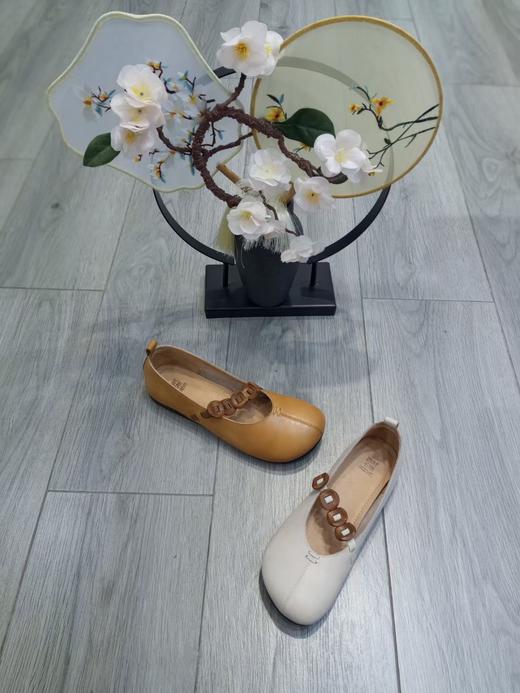 西村名物2024年秋季新款玛丽珍小方头舒适浅口空鞋X24CE37781 商品图4
