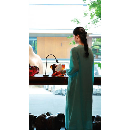 【线上专属】碧落-斜襟连衣裙（24707712-云门） 商品图2