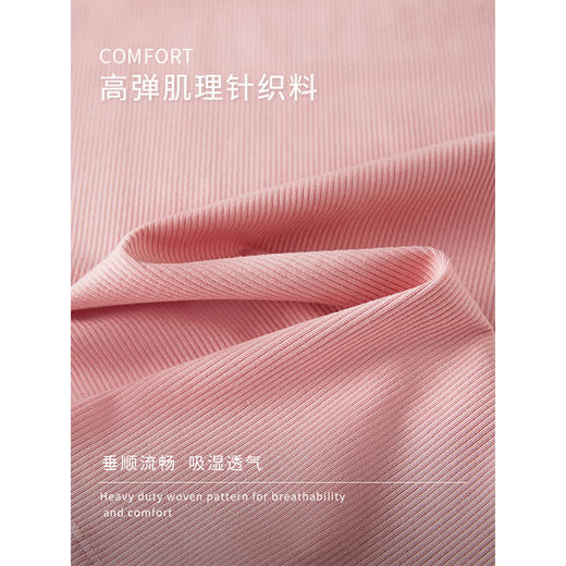 【专属特价】熙世界假两件时尚印花泡泡袖拼接圆领针织T恤上衣2025夏季新款 商品图2