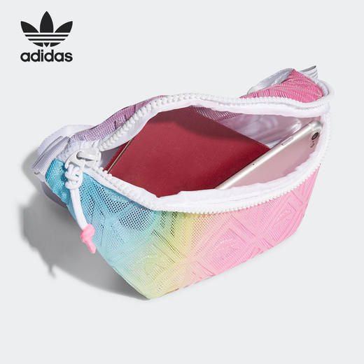 新春超值抢购（YY）adidas/阿迪达斯 亮面时尚运动休闲腰包 H38866 商品图3