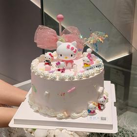 凯特猫冰淇淋蛋糕