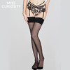 好奇蜜斯女夏季黑色长筒过膝半截防滑丝袜性感超薄自然裸感美腿袜 Vini 维妮（仅大腿袜） 商品缩略图0