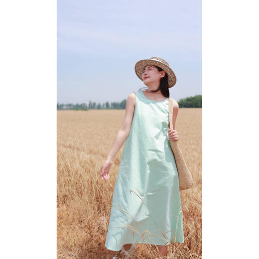 【抖音专属】小神仙-无袖连衣裙（24718728天缥） 商品图2