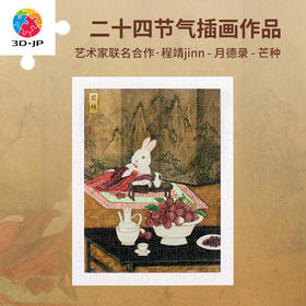 300片 平面塑料拼图 H3672 程靖jinn-月德录-芒种