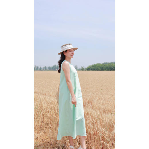 【抖音专属】小神仙-无袖连衣裙（24718728天缥） 商品图8