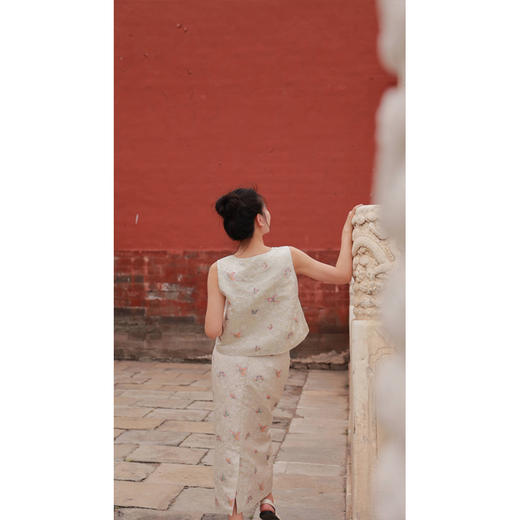 【抖音专属】陌上花开-织金妆花-半裙（24706757白露） 商品图5