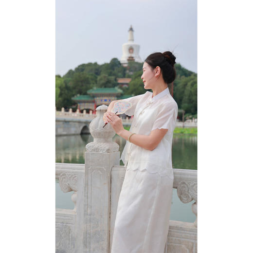 【抖音专属】白莲-半裙（23706322C-莲瓣白） 商品图6